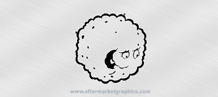 Aqua Teen Hunger Force Meatwad Decal